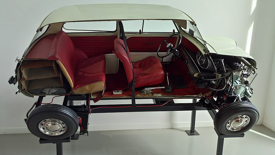 Файл:Mini cutaway display at Haynes International Museum in Sparkford.jpg